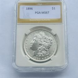 1896 Morgan Dollar PGA MS67