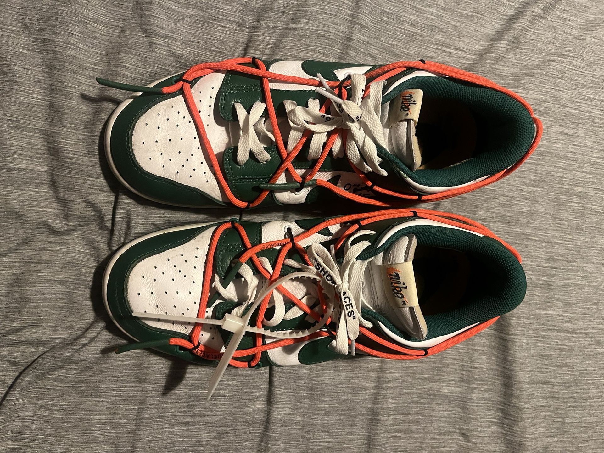 Nike Off White Pine Green Size 13