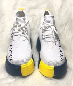 X Chunky Heel Slip-on wedges. Sizes 8, 8.5, 9, and 10