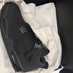 Air Jordan 4 Retro Black Cat (2025) Size 10.5 Men's NEW IN HAND