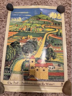 J. R. R. Tolkien : The Hill: Hobbiton : Archival Quality Art Print