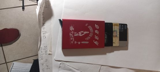 Business Card Holder Engrave Custom