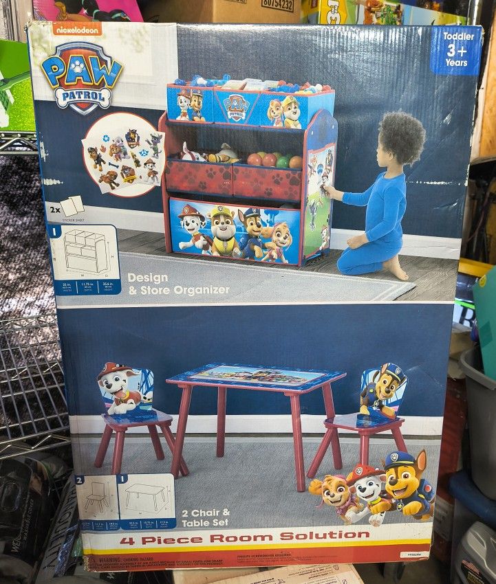 Paw patrol 4 bedroom room set