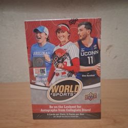 2025 Upper Deck World of Sports Volume 1 Blaster Box