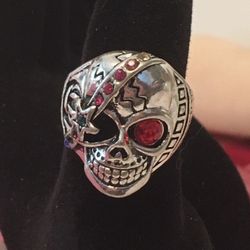 🏴‍☠️ Pirate Skull Ring, Size 9