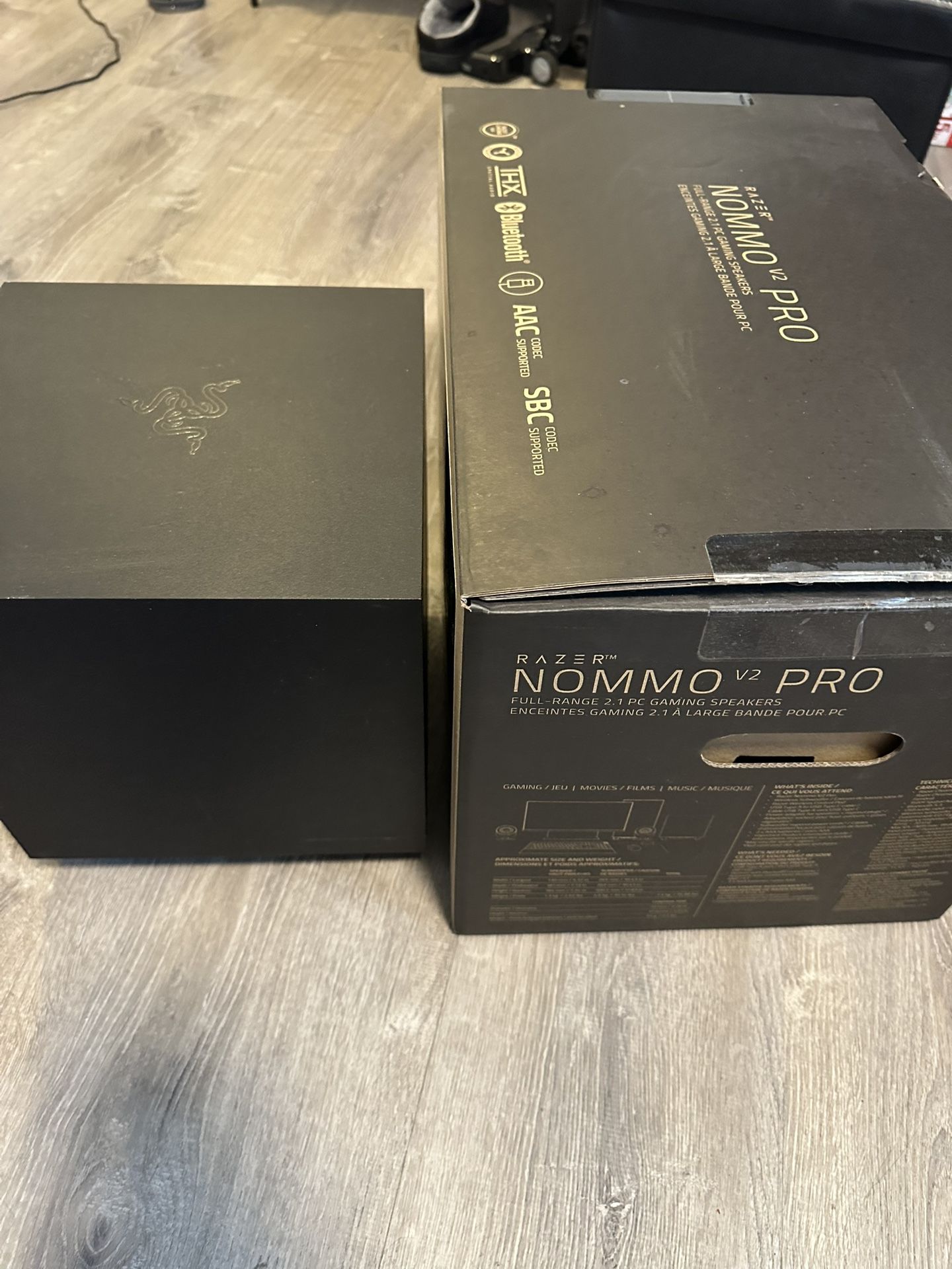 Razer Nommo V2 Pro 2.1 Pc Gaming Speakers Wireless Subwoofer