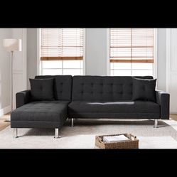 $360 Sectional Pull Out Bed 96x61 Chaise Reversible 