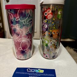 Two New 24 Oz Tervis Cups 