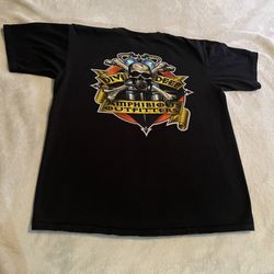 Amphibious Outfitters Shirt Men Large Black Graphic Streetwear Crew Neck Tee