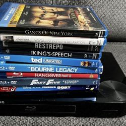 Samsung BD-F5700 Blu Ray Bundle