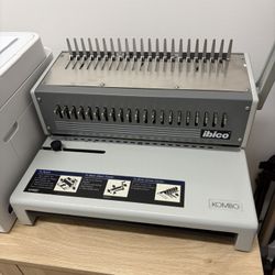 Ibico Kombo Manual Comb Binding Machine - heavy duty!