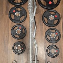 Olympic Bar And Weights 