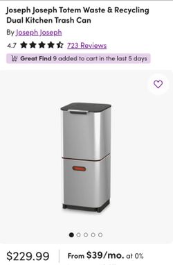 Joseph Joseph Totem Trash Can