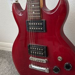 Ibanez electric red guitar
