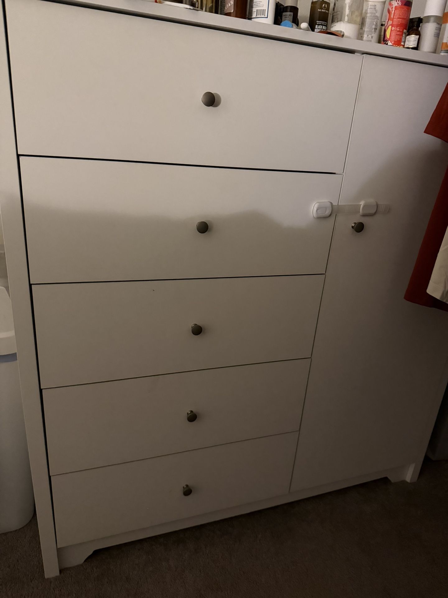 Two Night Table And Small Side Wall Shelf 