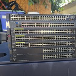 Cisco, Dell, UniFi And Other Network Switches