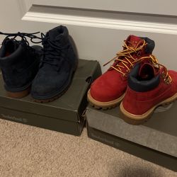 Toddler Timberland Boots Size 9 Two Pair Deal