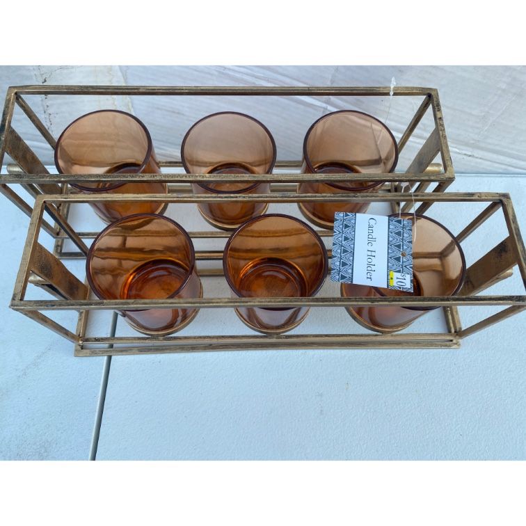 Iron Candle Holders .. New.. $6 each Or both for $10