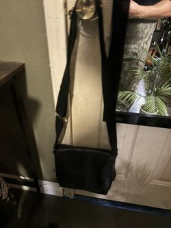 Fossil Black Leather Bag/satchel