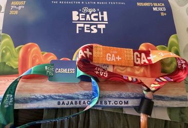 Baja beach fest GA+ wristband