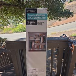 New Adjustable Closet Organizer Kit