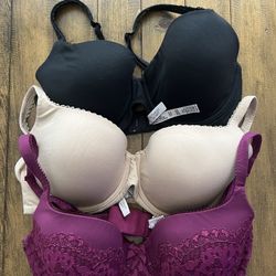 THREE Victoria Secret Bras