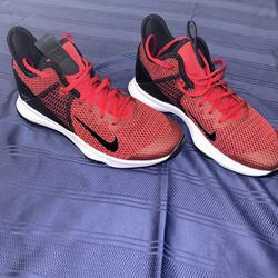 Size 8 - Nike LeBron Witness 4 Gym Red
