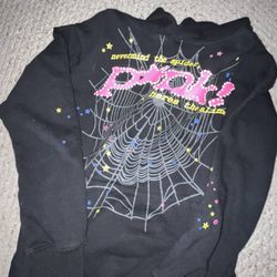 black punk sp5der hoodie