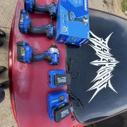Im Selling 3 kobalt power tools with two extra batteries