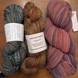 Lot Of Handspun yarns