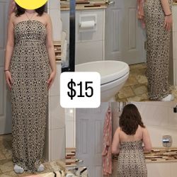 Iris Los Angeles Strapless Long Dress