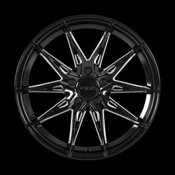 18X8 KATANA KR10 Gloss Black Wheels