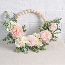 Flower Ring-wedding- Silk Flowers 20 cm diameter 