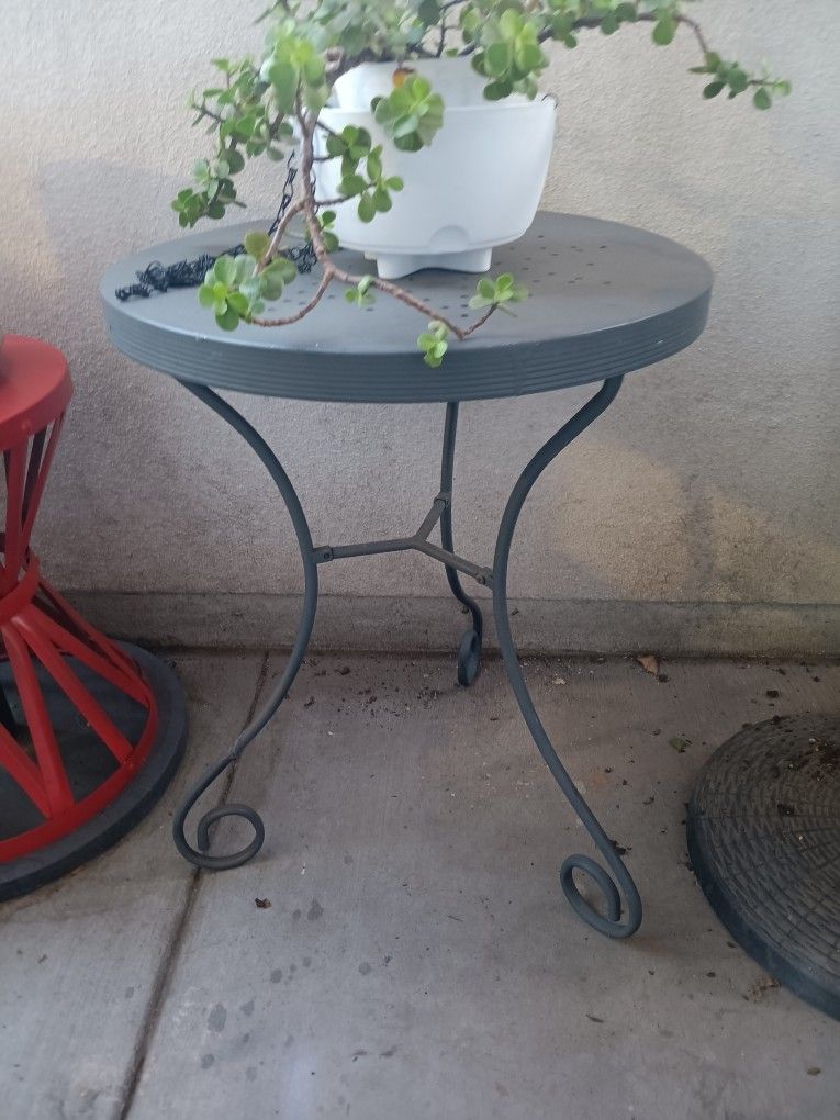 Small Metal Table