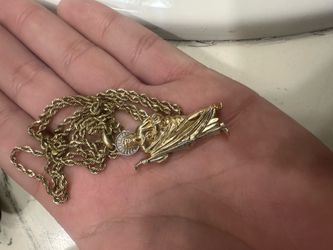 14k sanjudas pendant and chain