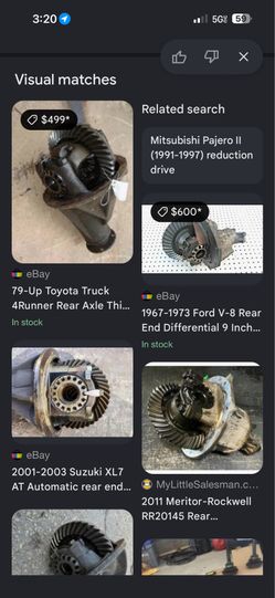 Rear differential for Ford