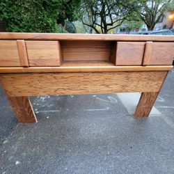 Wooden Sliding Door Bed Headboard