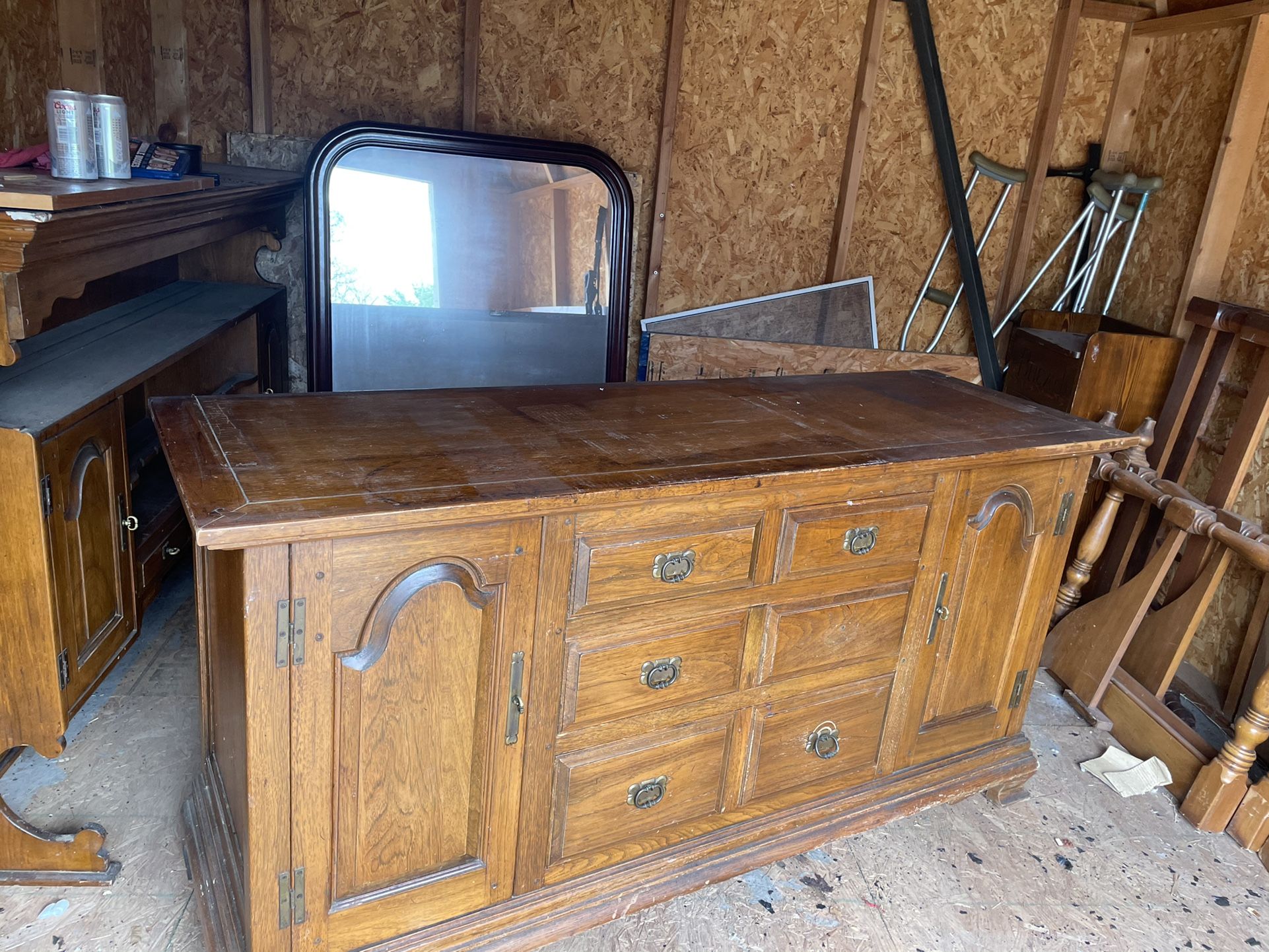 Night Stand and A Hutch 