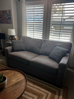 Full sized sofa sleeper with memory foam