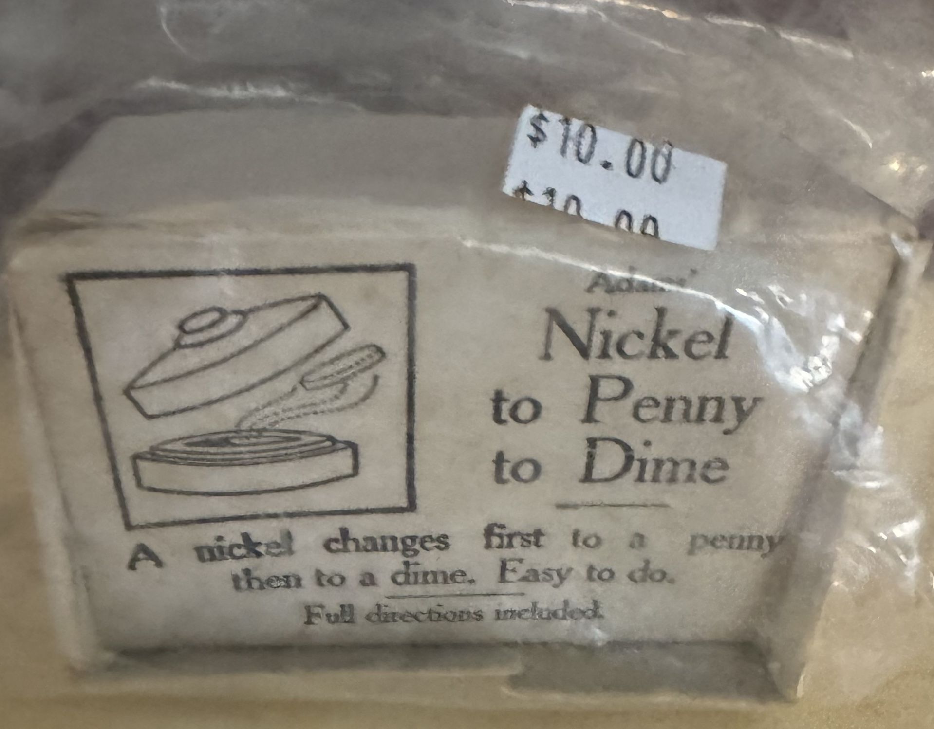 Nickel To Penny To Dime Magic Set