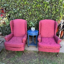 2 Single Sofas Very Comfortable And A Small Table 