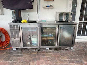 Outdoor fridge