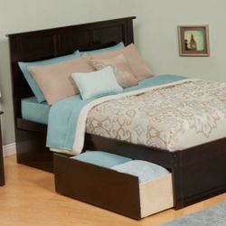 King Size Platform bed with Storage at Beds-N-More