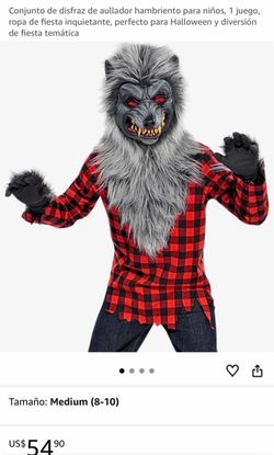 Werewolf Costume for Boy Size M