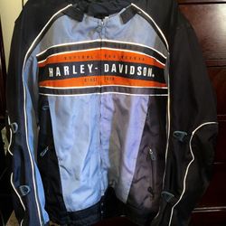 Harley Davidson 2 In 1 Motorcycle Jacket 