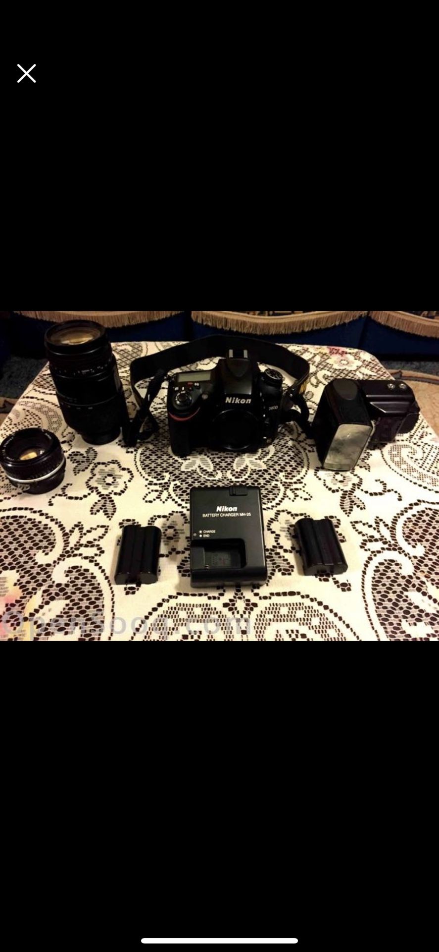 Nikon D600 full frame camera Kit!! 3 Nikon lenses & flash
