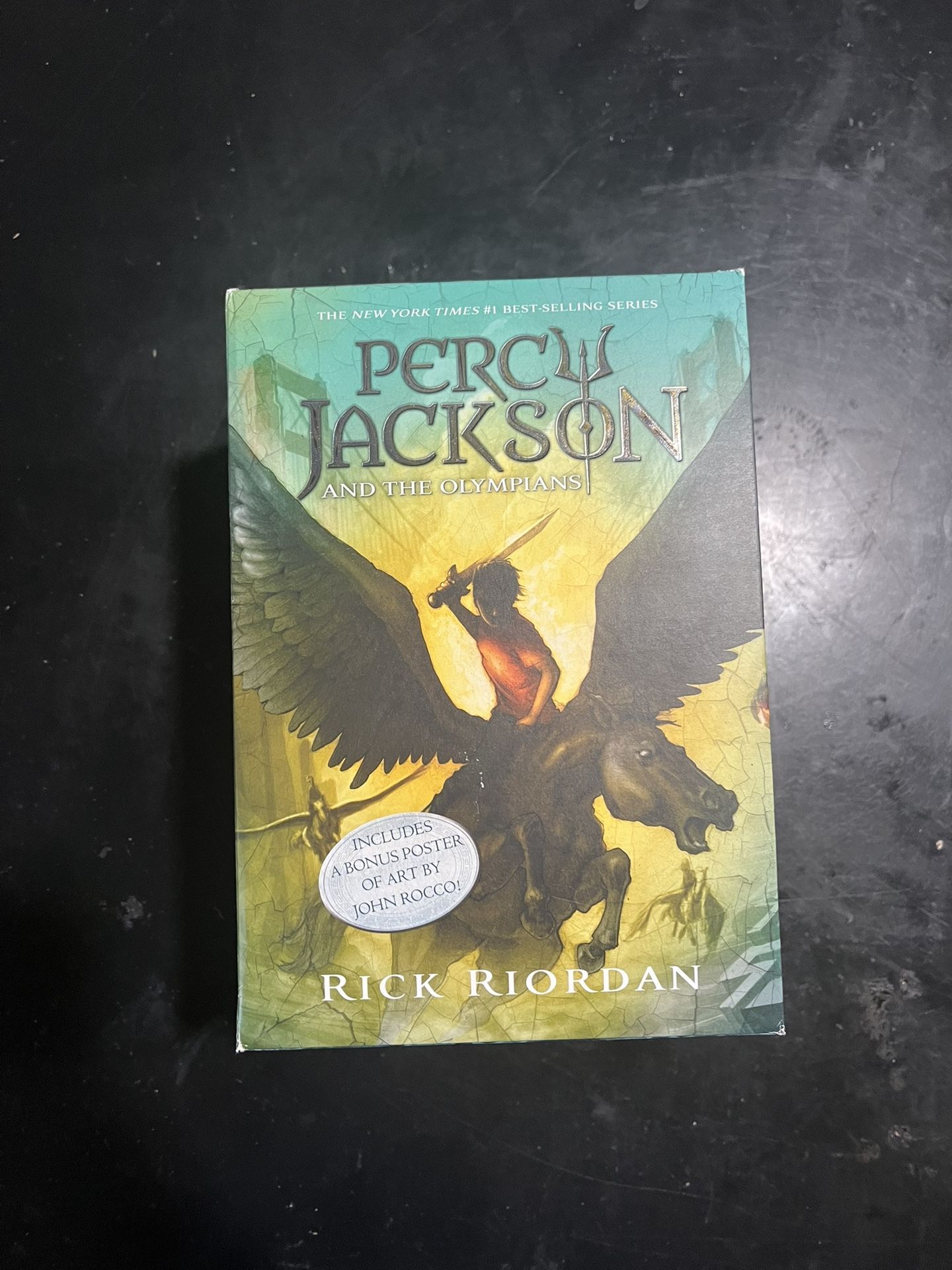 Percy Jackson and the Olympians 5 Book Paperback Boxed Set (w/poster)