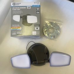 LED Color Changing Flood Light Security Light 2200 Lumens