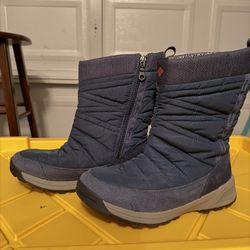 Womens Size 6.5 Columbia Meadows Omni-Heat 3D Slip On Winter Insulated Boots 
