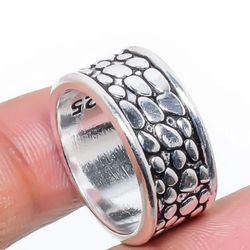 Handmade Spinner Meditation 925 Sterling Silver Ring 